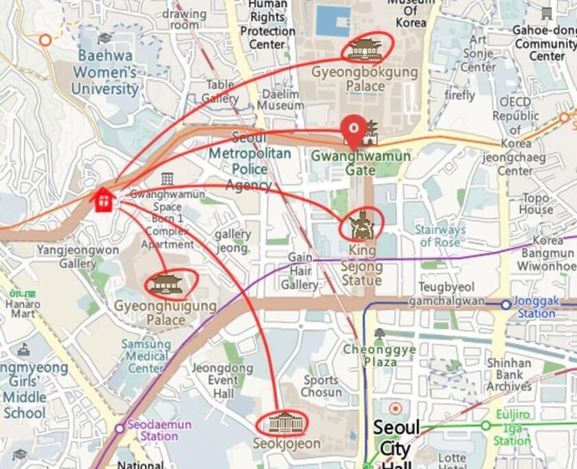 3 L 3 Beds L Mrt 8 Min L Gwanghwamun Apartment Seoul